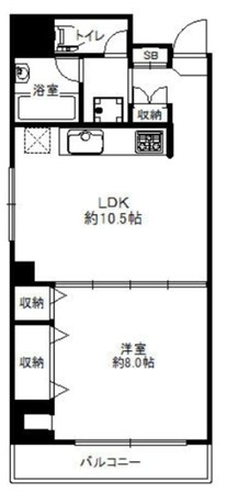 カーネ蒲田の物件間取画像